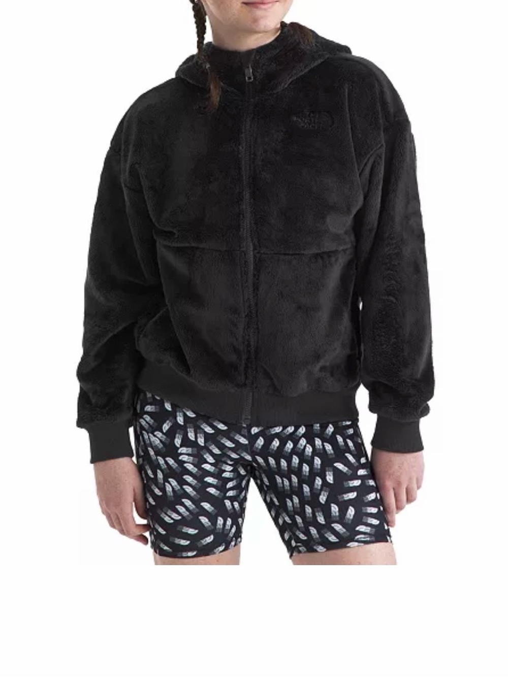 The North Face Big Girls Osito Full-Zip Fleece Hoodie Large/12